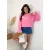 Bluza damska Be You z koronką i ozdobnym rękawem